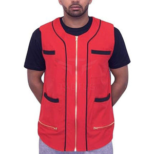 เสื้อกั๊กช่างตัดผมคุณภาพพรีเมี่ยมให้ความรู้สึกหรูหราผ้าเนื้อเรียบสวมใส่สบายแห้งเร็ว - Product Image 4