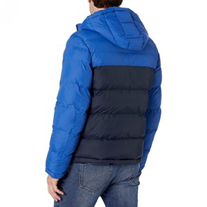 Chaqueta Acolchada de Diseñador con Capucha de Dos Tonos, Chaqueta Abrigada de Invierno para Hombre, Chaqueta Inflada Brillante, Envío DDP - Product Image 5