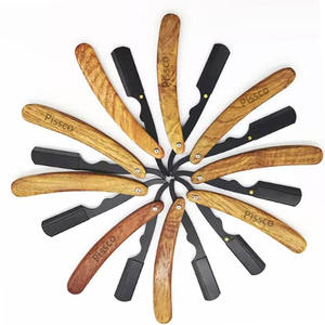 Navaja de barbero con cuchillas de acero inoxidable, navajas para depilación, navajas de afeitar de acero inoxidable, 1 unidad - Product Image 5