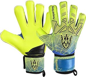 Gants de gardien de but de football pour enfants, garçons, jeunes et adultes avec protection amovible des doigts, gants de football pour enfants - Product Image 3