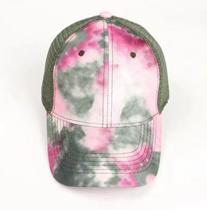 หมวก Tie Dye กลางแจ้ง Trucker หมวกเบสบอลออกแบบลวดลายสำหรับใช้งานกลางแจ้ง - Product Image 4