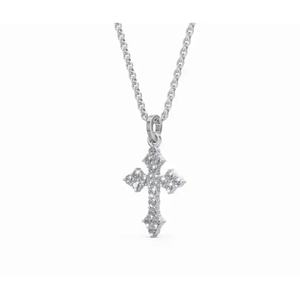 Elegante Colgante de Diamante Cultivado en Laboratorio Valora Cross, Corte Redondo, 0.250 Ct, Oro de 9 KT, 14 KT, 18 KT, Joyería Fina, Proveedor Mayorista OEM - Product Image 6