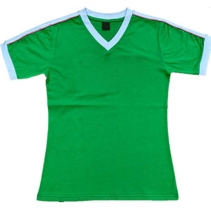 Alpha Kapa, Premium Camiseta de algodón con cuello en V para mujer, estilo de hermandad, bordado griego, ropa informal, logotipo sólido teñido - Product Image 3