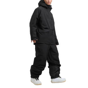 Zipper Custom Made <b>Men</b> Women <b>Summer</b> Nylon Reflective Piping Shell Black Windbreaker <b>Jacket</b> Pants Set Easy Wear Ski Tracksuit - Product Image 5