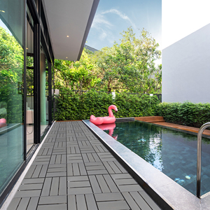 Fonction antibactérienne de conception moderne de tuile en bois solide de FG-VG12BR d'article chaud pour la décoration extérieure de plancher de balcon faite au Vietnam - Product Image 4