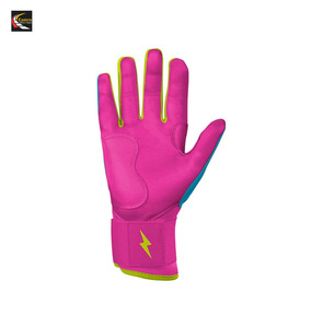 High Quality BRUCE BOLT Style Batting Long Cuffs Gloves for Baseball Premium Cabretta Leather - Product Image 5