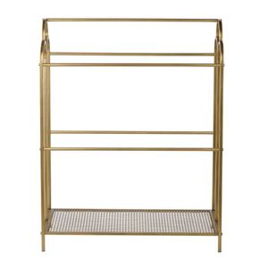 Freestanding khăn Rack Lớn Khăn chủ với kệ cho phụ kiện phòng tắm-kim loại khăn Rack với nhiều treo thanh - Product Image 4