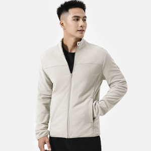 Wholesale Men's Sherpa <b>Fleece</b> Hooded Blouson Street Style Heated Zipper Closure Jacket Stand Collar OEM Service Winter Season - Product Image 6