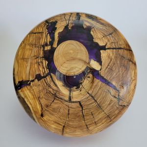 Unique <b>Wooden</b> <b>Resin</b> Bowl Artistic Handmade Decorative Bowl <b>For</b> Dining <b>Table</b> Living Room And Kitchen Use - Product Image 4