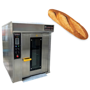 Easy to Operate Bread Production Line Motor 1Hp 20Kw/H 8-Trays Rotary <b>Oven</b> With Altuntop Trolley Comercial <b>Oven</b> Manufacturer - Product Image 1