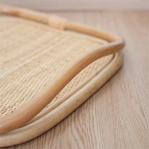 Rotin naturel Sangle Plateau - Product Image 4