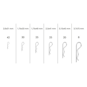 Set di perni R 150 pezzi - Product Image 3