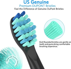 Cabezales de cepillo de dientes eléctrico de calidad profesional, paquete de 4, repuesto compatible para cepillado fácil en casa, hotel o al aire libre - Product Image 3