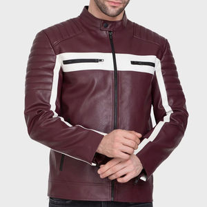 Veste d'hiver pour homme en cuir de vachette de haute qualité, respirante, imperméable, avec logo professionnel, col montant, neuve, prix compétitif - Product Image 4