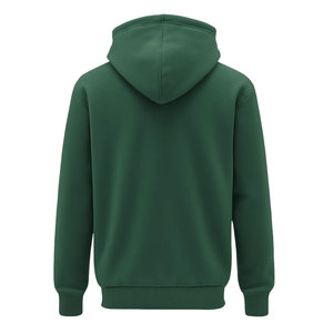 Sweat-shirt décontracté à capuche en molleton vert pour homme, coupe classique, avec poche avant, idéal pour l'automne - Product Image 2