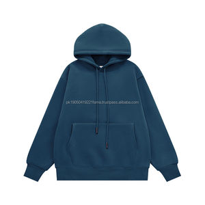 Nueva llegada hombres Streetwear invierno alta calidad 350G algodón manga larga ponderada Sudadera con capucha cordón mujeres pulóver personalizable - Product Image 6