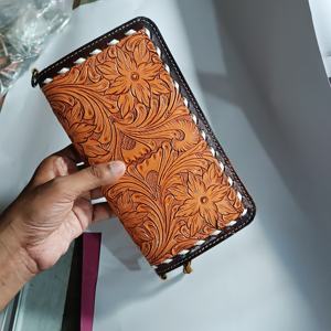 Portefeuille outillé Western Bohème Portefeuille Outillage à la main Meilleur portefeuille Outillage à la main Sac à main Sac à monnaie en cuir à prix abordable - Product Image 1