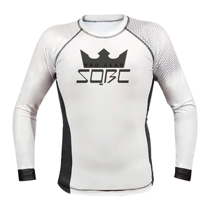 Logotipo personalizado Rash Guard Hombres Rash Guard Gimnasio Surf Buceo Rashguard Camisas de compresión MMA Rash Vest - Product Image 1