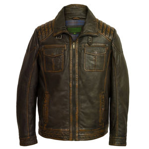 Chaqueta de Invierno para Hombre, Diseño Personalizado de Alta Calidad, Cuero PU, Impermeable y Cortavientos, Estilo Urbano, Talla Grande - Product Image 1