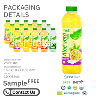 Jus d'aloe vera 100% pur, original, bouteille d'eau de 1 litre, OEM ODM, étiquette privée, vente en gros, fabricant de boissons non alcoolisées, Vietnam