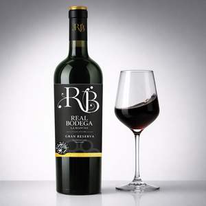 Véritable Bodega D.O. Vin rouge Gran Reserva Tempranillo & Cabernet Sauvignon 13,5% ABV, vieilli 18 mois en fût, vin rouge espagnol - Product Image 2