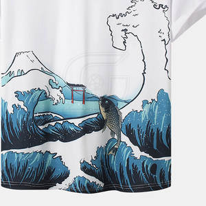 เสื้อยืดพิมพ์ซับลิเมชันขนาดพลัสไซส์ระบายอากาศได้ทำจากวัสดุโพลีเอสเตอร์/ ผ้าฝ้ายปากีสถาน - Product Image 6