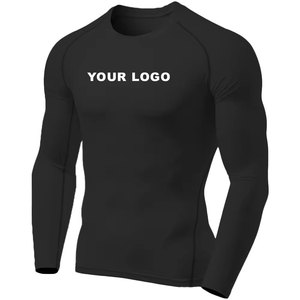 Camiseta Deportiva Transpirable Antibacteriana de la Mejor Calidad con Logotipo Personalizado, Camiseta de Manga Larga para Hombre, 220 g, Poliéster/Nailon - Product Image 3