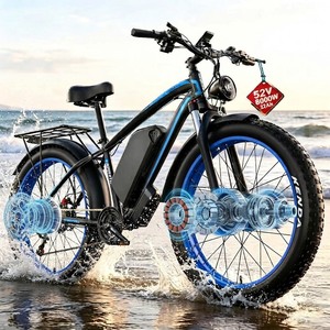 Bici Elettrica EBike Peak 8000W con Doppio Motore per Adulti, Batteria 52V 32AH, Fino a 75 km/h, 177 km di Autonomia, Pneumatici Fat da 24/26 Pollici per Fuoristrada - Product Image 1