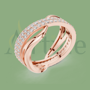 10K texto personalizado anillo joyería de moda - Product Image 1