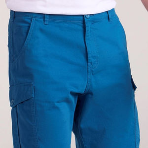 Pantalones Cortos de Algodón para Hombre, Ajuste Regular, Color Sólido, Alta Calidad, Precio al por Mayor, Cierre de Botón Duradero - Product Image 4