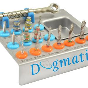 <b>Dogmatic</b> International Manual Dental Implant Surgical Drill Kit Stainless Steel Material Reusable Ratchet Drivers Instruments - Product Image 1