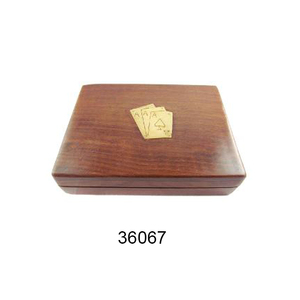 New Wooden Card and Dice <b>Box</b> Best Selling Natural Wood Decorative <b>Box</b> Wooden Crafted Playing Card <b>Box</b> <b>for</b> <b>Sale</b> at Low Price - Product Image 4