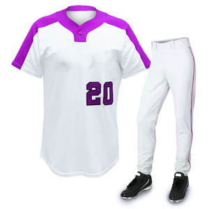 Nueva llegada Diseño de logotipo personalizado Jersey de béisbol personalizado en blanco Diseño personalizado Impresión de uniformes de béisbol - Product Image 4