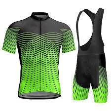 Custom Wholesale <b>Men's</b> <b>Cycling</b> Jersey and <b>Shorts</b> Set Quick-Dry Breathable Sports Wear with <b>Short</b> Sleeves Plus Size Option - Product Image 2