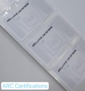 Étiquette passive d'actifs RFID de certification ARC imprimable personnalisée pour la gestion logistique - Product Image 2