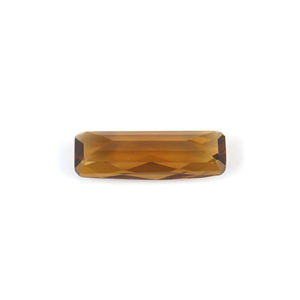 คุณภาพสูงธรรมชาติ10x20มม. เรียบสีน้ำตาลควอทซ์แปดเหลี่ยมตัดสำหรับเครื่องประดับอัญมณีหลวม - Product Image 1