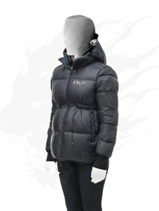 Chaqueta de burbujas acolchada Athlefit para mujer, ropa informal de invierno con logotipo personalizado, servicio OEM, chaqueta acolchada acabada a la moda - Product Image 2