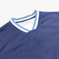Maillots de football américain personnalisés imprimés sur mesure, design d'origine, 100 % polyester, séchage rapide, respirants, manches courtes