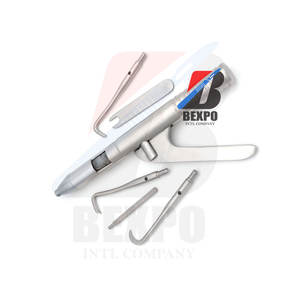 Dissolvant de couronne professionnel avec 5 accessoires Instrument chirurgical dentaire Manuel en acier inoxydable - Product Image 5