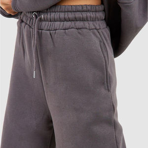 Streetwear-Pantalon multi-poches pour femmes, pantalon de jogging à taille haute, pantalon de survêtement décontracté avec logo personnalisé, nouveauté - Product Image 3