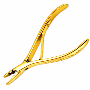 Premium 2 Hole Hair <b>Extension</b> Pliers Gold Microlink Crimp Tool for Micro <b>Beads</b> Salon Styling & <b>Extension</b> Removal - Product Image 1