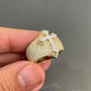 Bague de fiançailles vintage pour femme en argent 925 avec diamant moissanite rond de 2,2 carats - Product Image 3