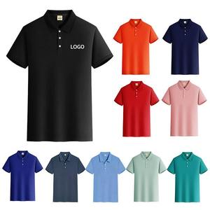 Polos de sécurité haute visibilité pour hommes en coton respirant haute visibilité fluorescent à manches courtes T-shirts de travail évacuant l'humidité - Product Image 5