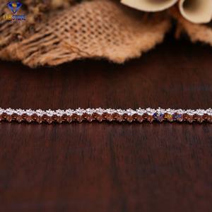 Collar de Diamantes Redondos de 6.00 TDW de Labstone en Oro Rosa, Color EF-VS - Product Image 3