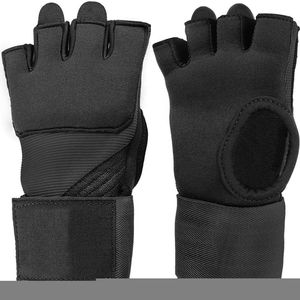 ถุงมือชกมวยแบบพันเร็วแบบกำหนดเอง ถุงมือฝึกซ้อม MMA บุเจลด้านใน - Product Image 1