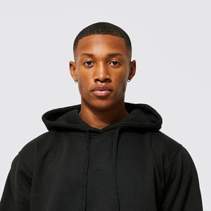 Sweat à capuche à épaules tombantes de meilleure qualité pour hommes 100% coton 350 Gsm poids lourd polaire solide hiver sweat bouffée d'impression - Product Image 4