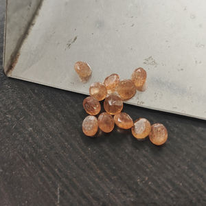 หินดวงอาทิตย์ธรรมชาติ12ชิ้น5มม. พลอยสีส้ม4.85ซม. ตัดเรา $3.88ทั้งหมดลดยอดขาย Iroc - Product Image 4
