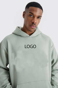 Conjunto de Pantalones y Sudadera Deportivos de Felpa de Algodón para Hombre, de Alta Calidad, con Logotipo Personalizado, Estilo Urbano, Grueso, Unisex, Corte Bootcut - Product Image 2