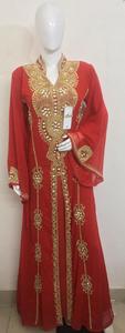 India fabricante directo de moda australiana 2025 islámico Maxi Abaya vestido señoras largo caftán Eid Party Club Wear recién