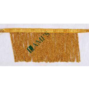 OEM High Gold Bullion Wire Fringe Customized Metallic Fringe Trimmings Top Quality Antique Gold Silver Twisted <b>Tassel</b> <b>Trim</b> - Product Image 3